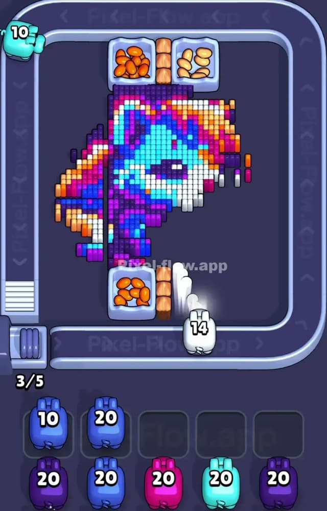 Pixel Flow Level 1204 Solution 2