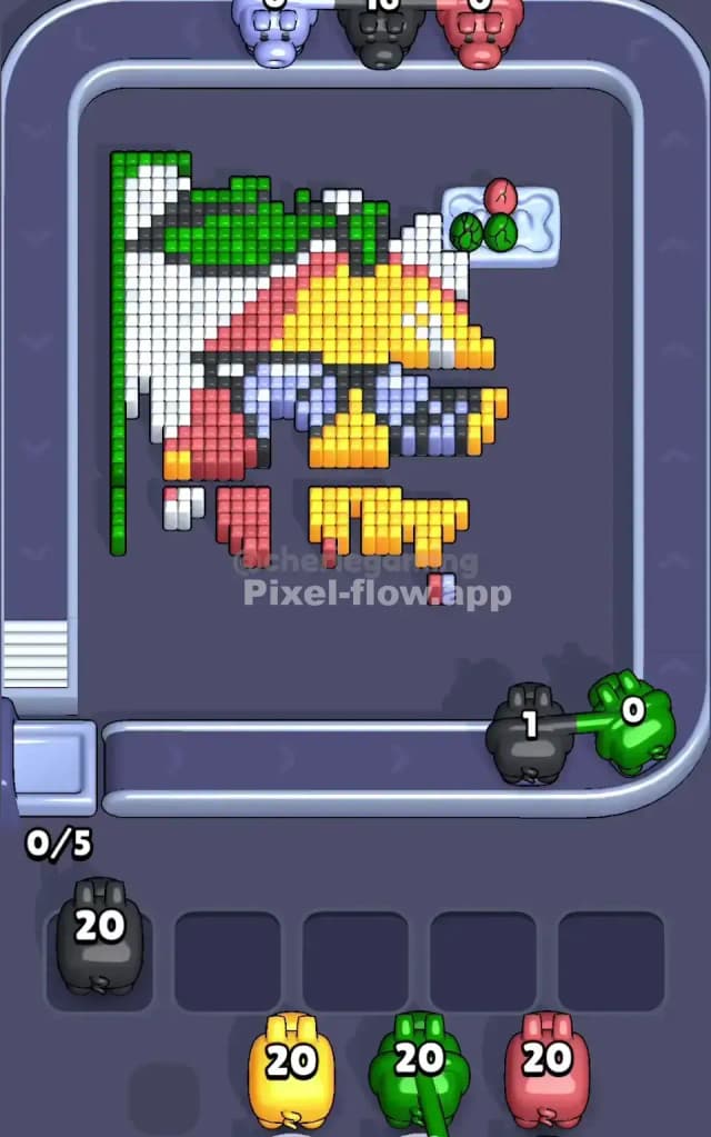 Pixel Flow Level 495 Solution 2