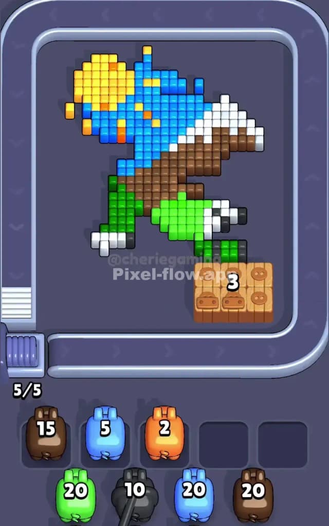 Pixel Flow Level 379 Solution 2