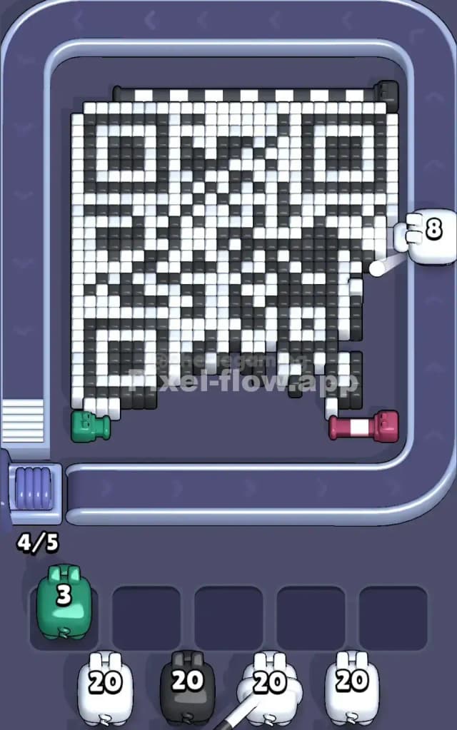 Pixel Flow Level 103 Solution 1