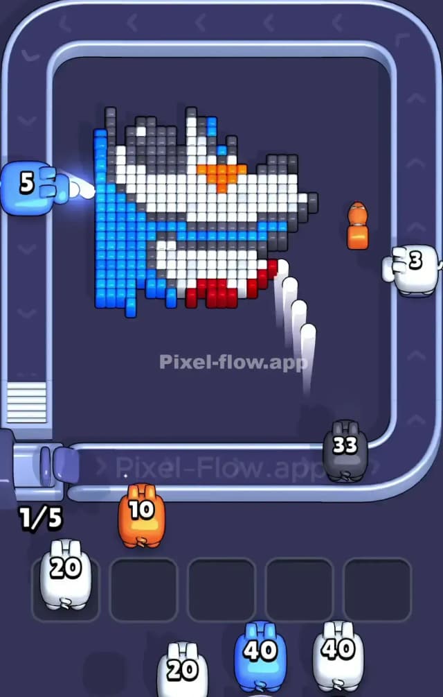 Pixel Flow Level 822 Solution 3