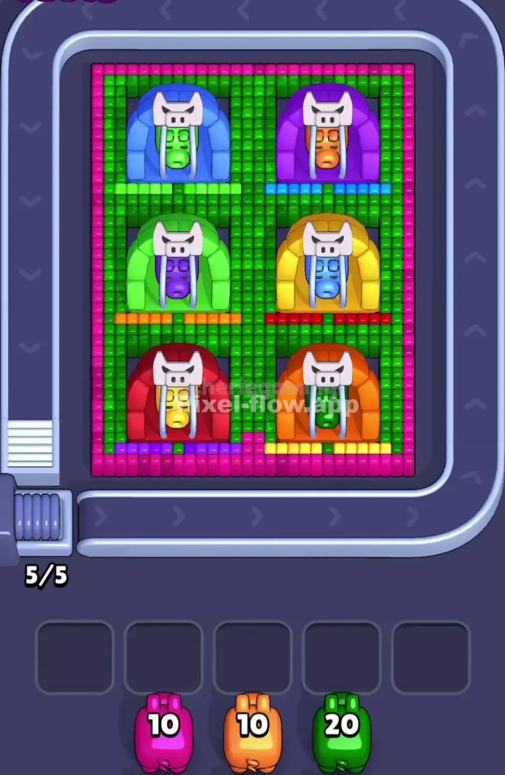 Pixel Flow Level 1702 Screenshot