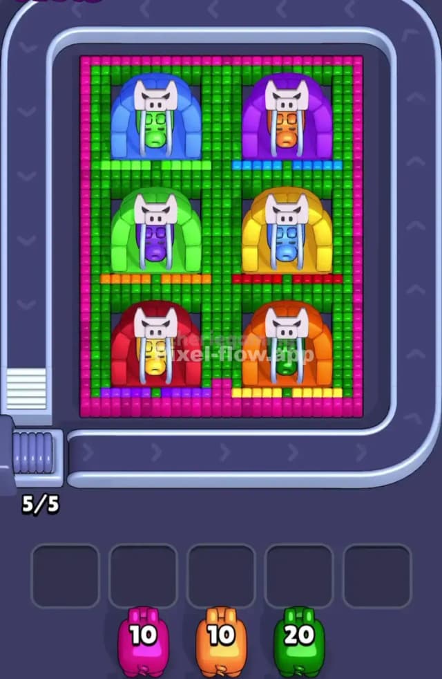 Pixel Flow Level 1702 Gameplay