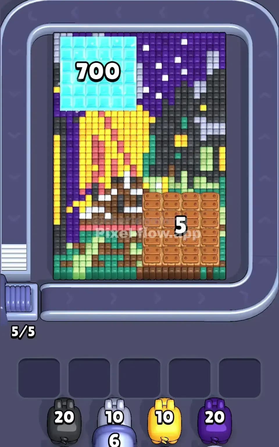 Pixel Flow Level 393 Screenshot