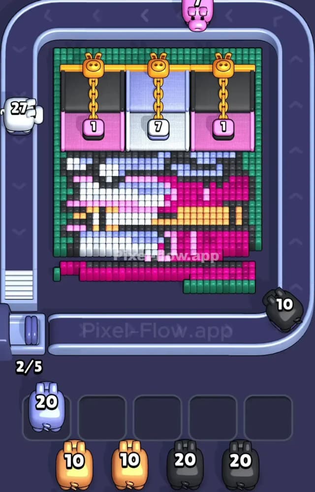 Pixel Flow Level 996 Solution 1