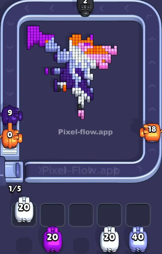Pixel Flow Level 898 Solution 3