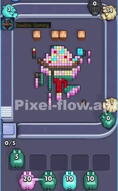 Pixel Flow Level 462 Solution 2