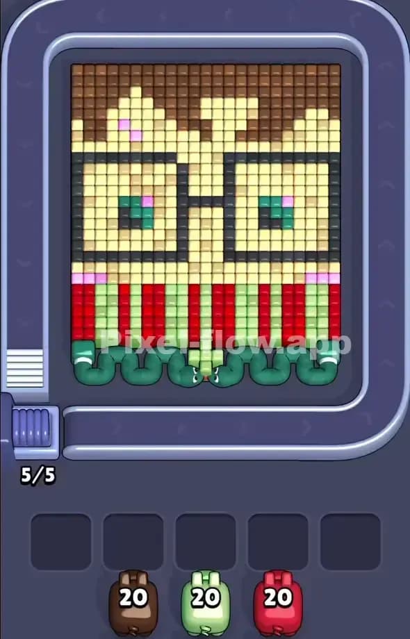 Pixel Flow Level 519 Screenshot