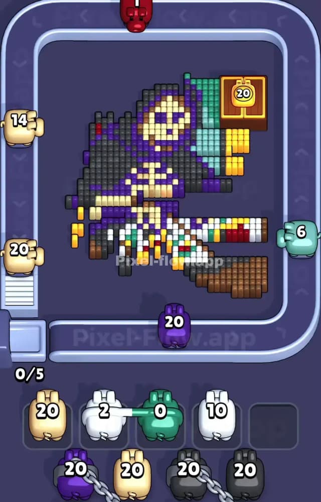 Pixel Flow Level 1049 Solution 2