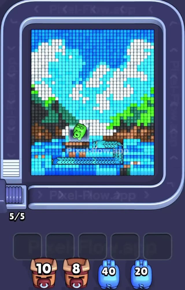 Pixel Flow Level 1394 Gameplay