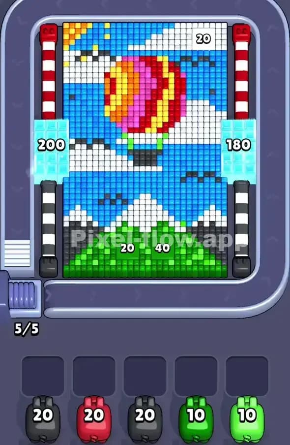 Pixel Flow Level 381 Screenshot