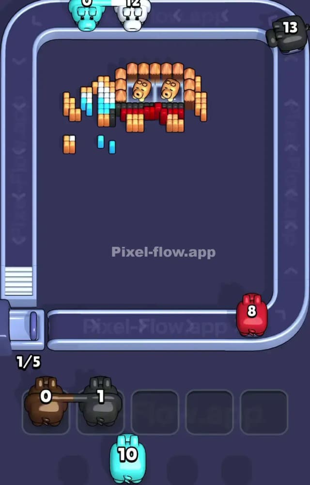Pixel Flow Level 1563 Solution 3