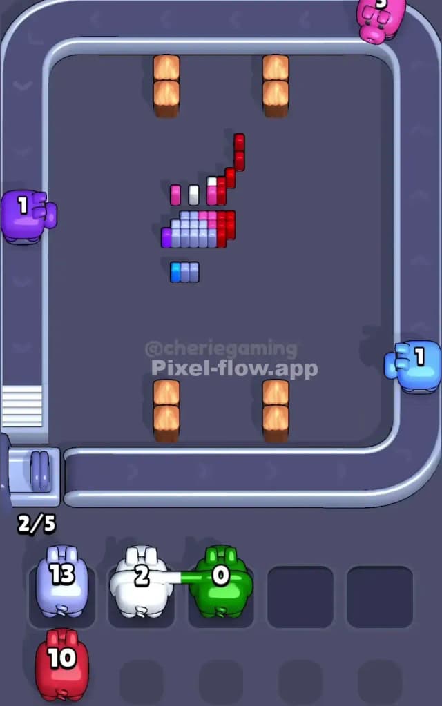 Pixel Flow Level 388 Solution 3