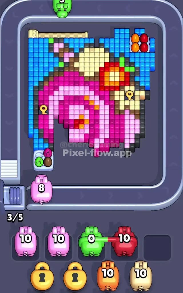 Pixel Flow Level 357 Solution 1