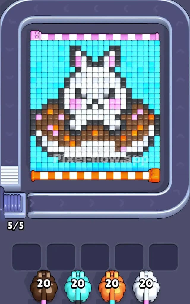 Pixel Flow Level 146 Gameplay