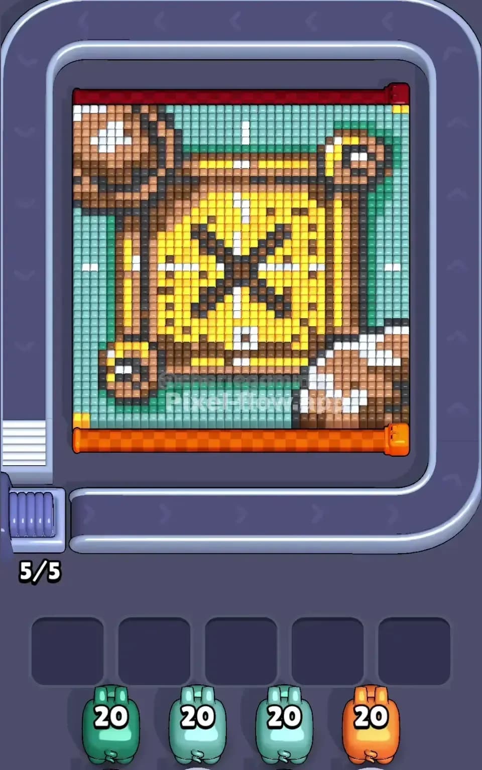 Pixel Flow Level 521 Screenshot