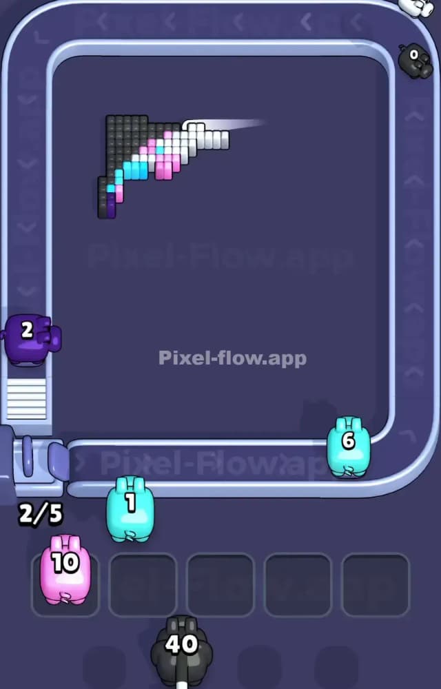 Pixel Flow Level 1093 Solution 3