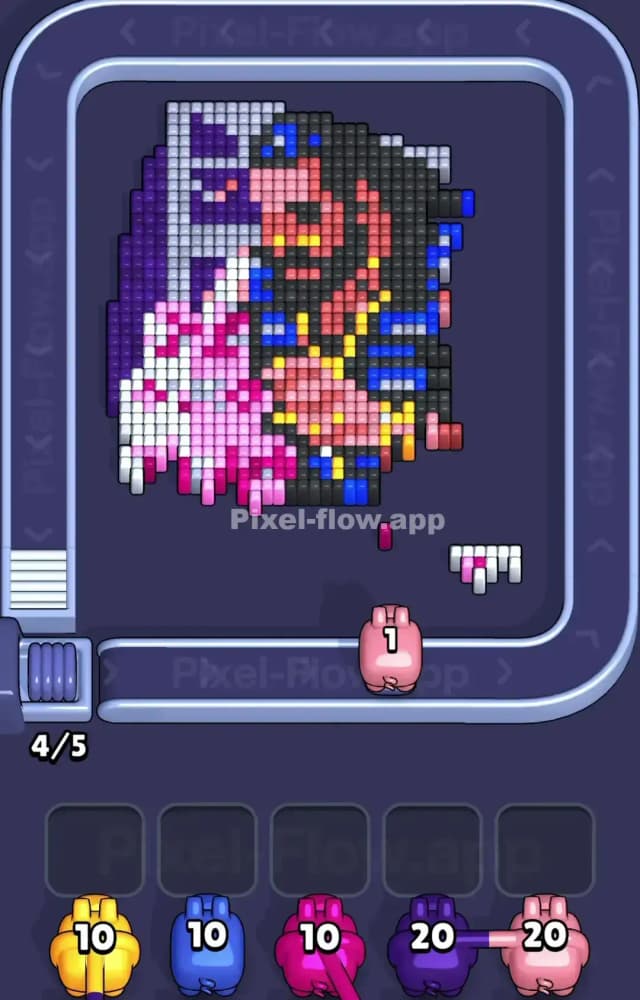 Pixel Flow Level 1219 Solution 1