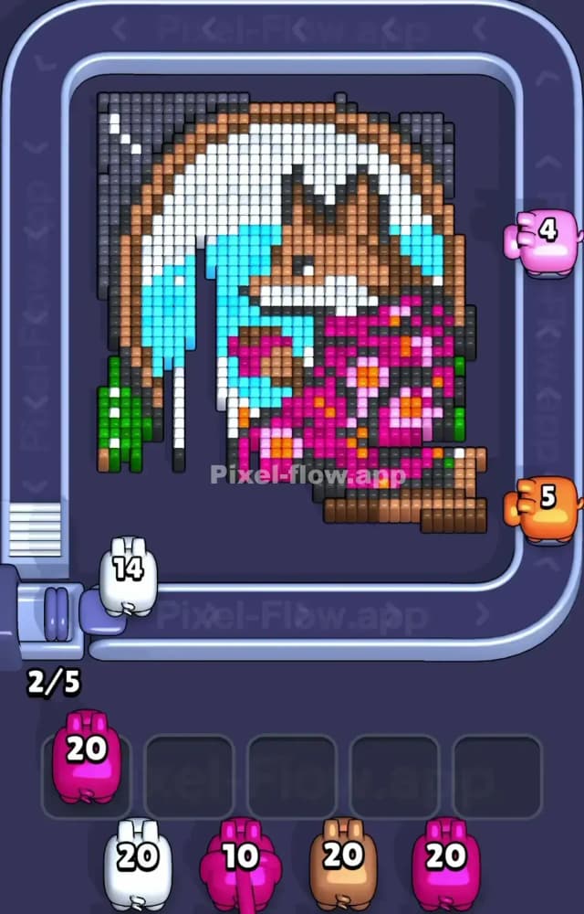 Pixel Flow Level 1430 Solution 1