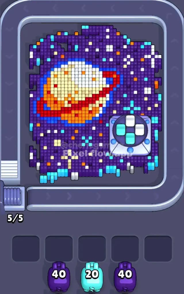 Pixel Flow Level 603 Gameplay