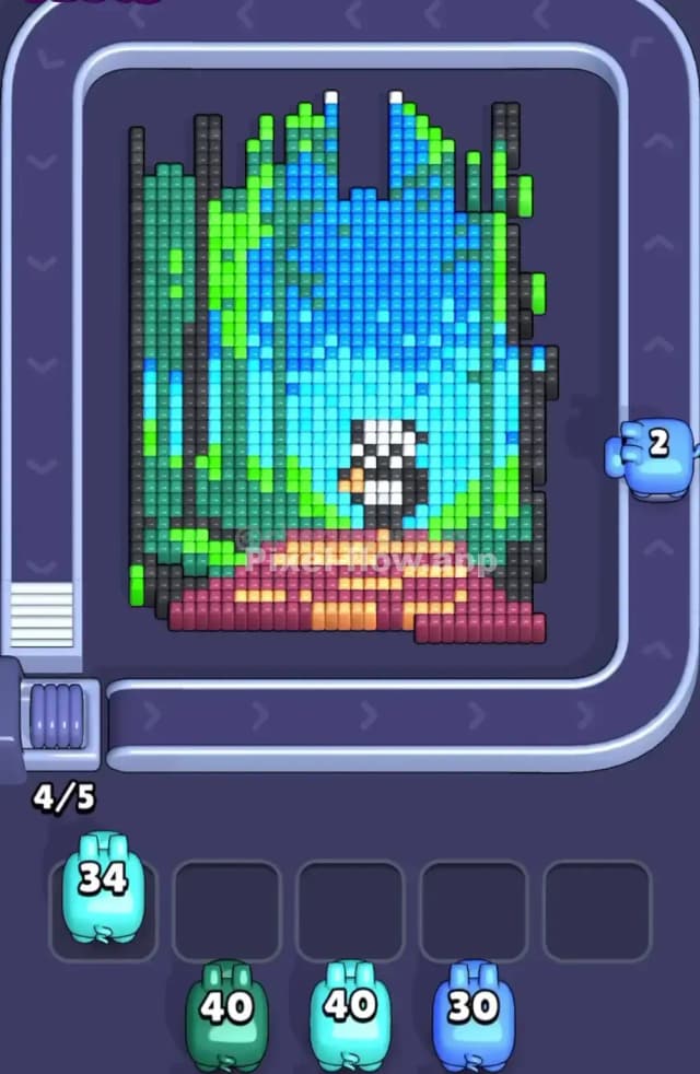 Pixel Flow Level 1606 Solution 1