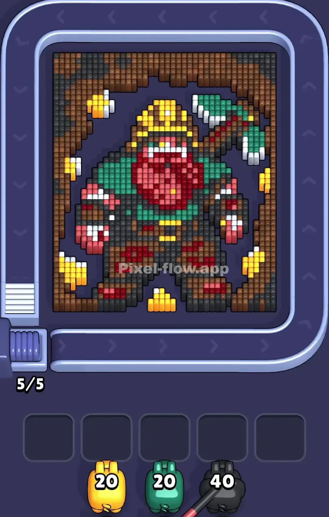 Pixel Flow Level 855 Screenshot