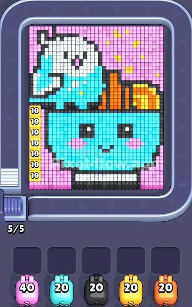 Pixel Flow Level 289 Gameplay