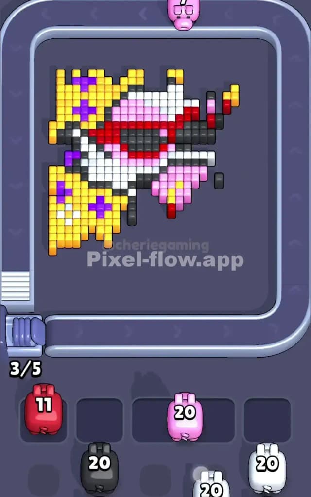 Pixel Flow Level 133 Solution 2