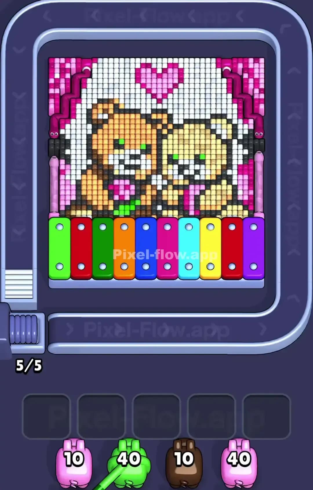 Pixel Flow Level 1597 Screenshot
