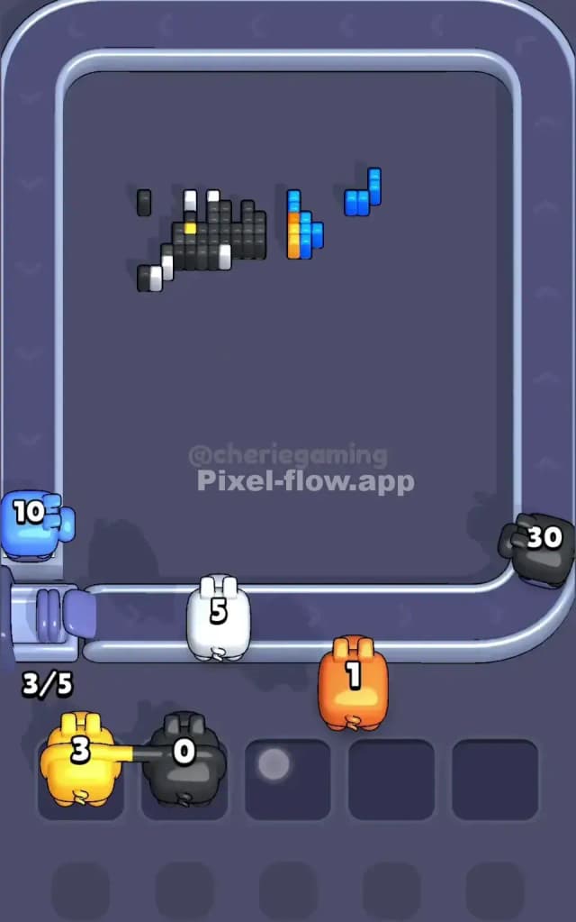 Pixel Flow Level 309 Solution 3