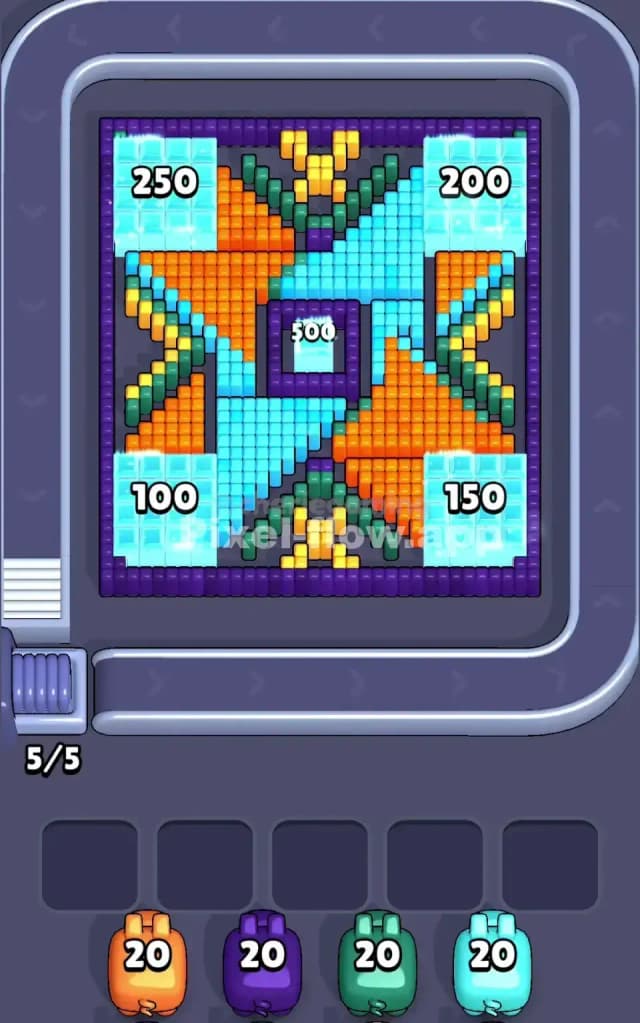 Pixel Flow Level 209 Gameplay