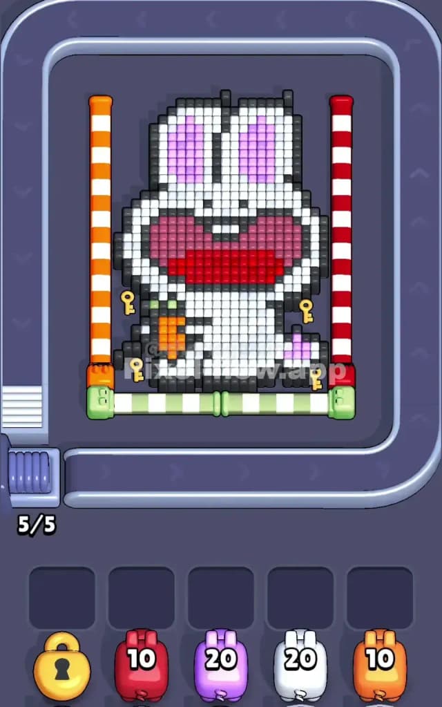 Pixel Flow Level 64 Gameplay