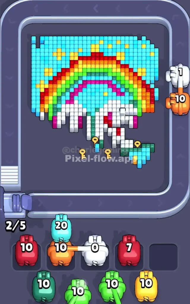Pixel Flow Level 545 Solution 1