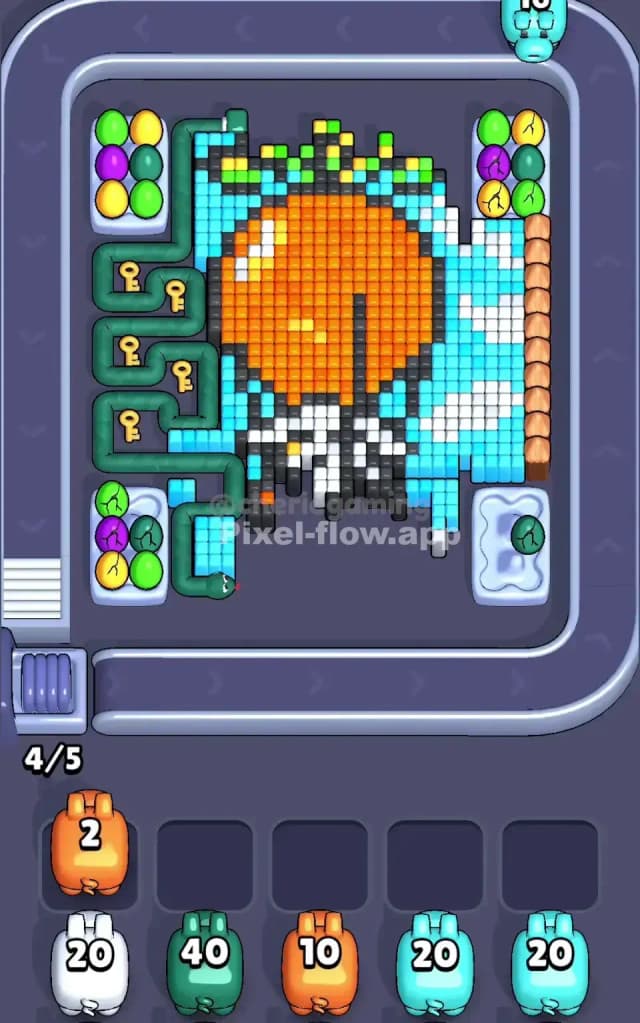 Pixel Flow Level 413 Solution 1