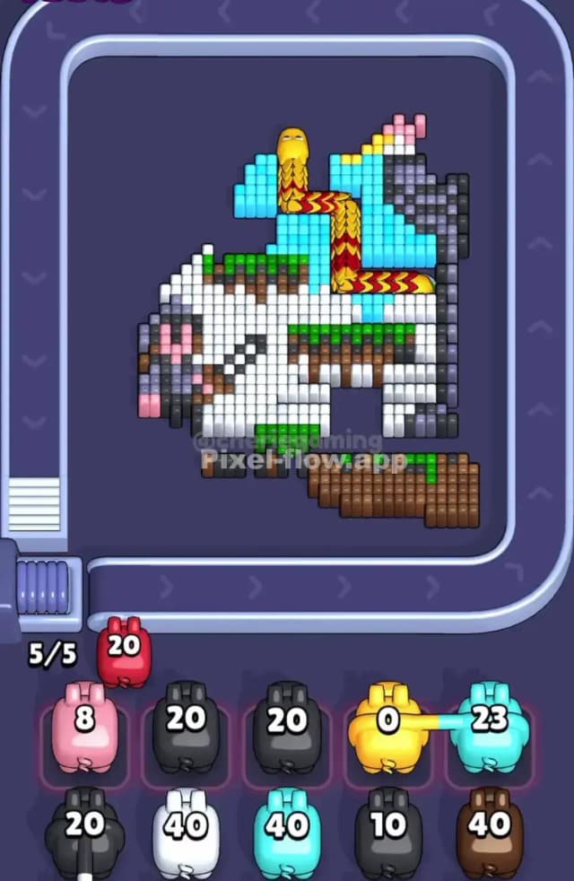 Pixel Flow Level 1607 Solution 2