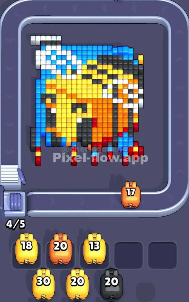 Pixel Flow Level 68 Solution 1