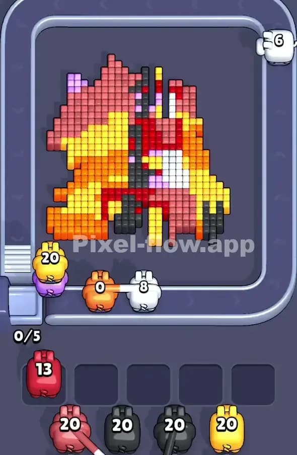 Pixel Flow Level 382 Solution 1