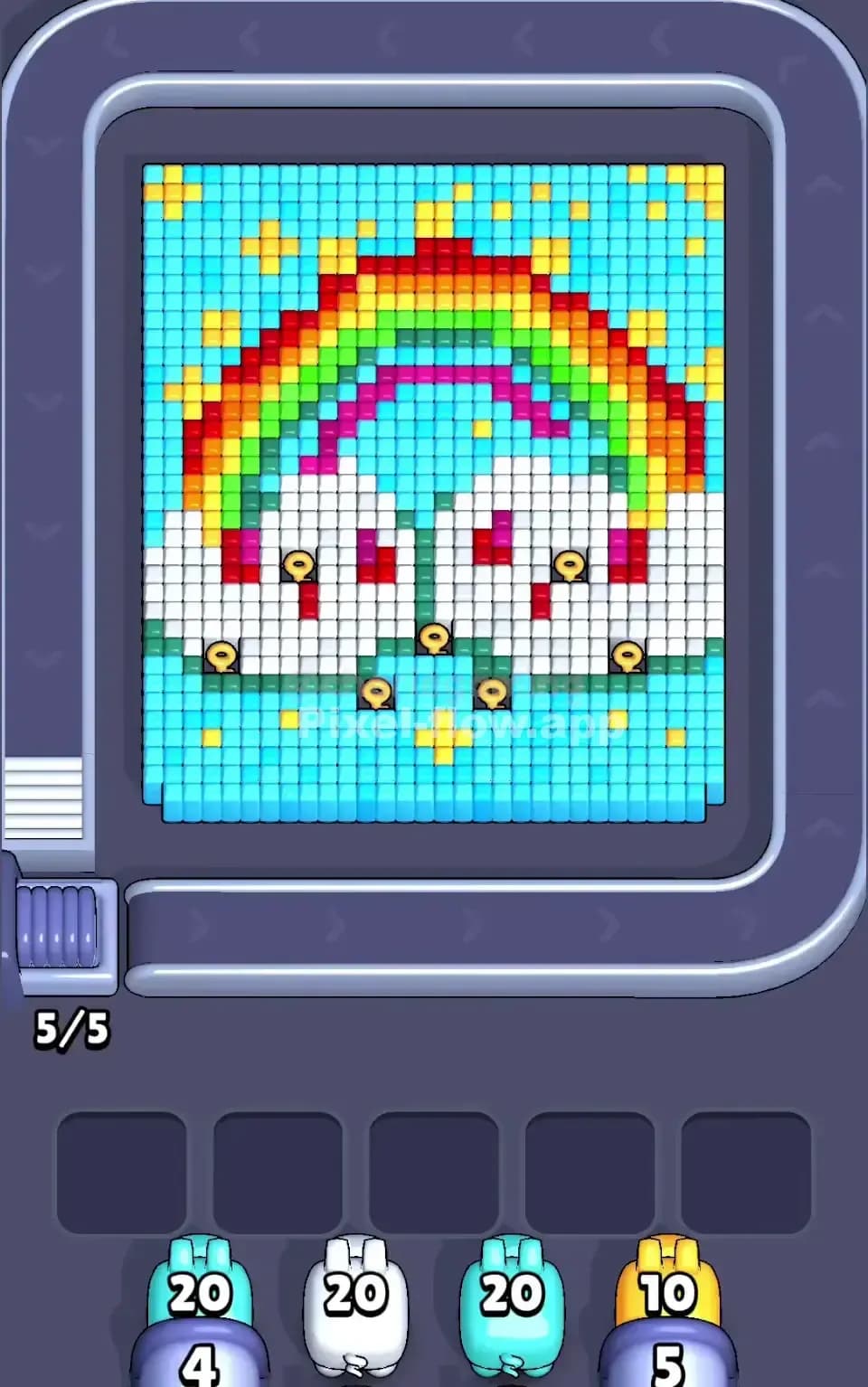 Pixel Flow Level 545 Screenshot