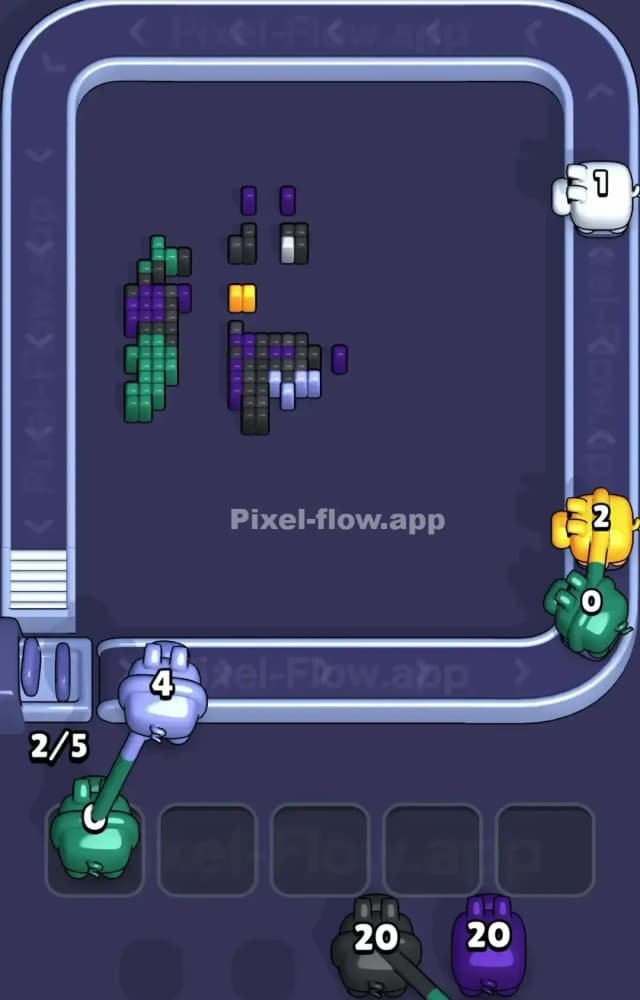 Pixel Flow Level 1583 Solution 3