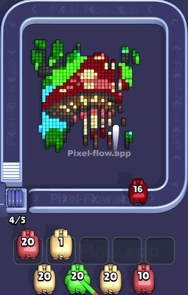 Pixel Flow Level 1384 Solution 2