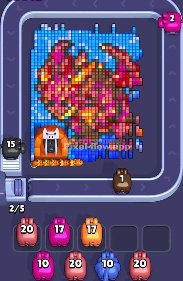 Pixel Flow Level 1784 Solution 1