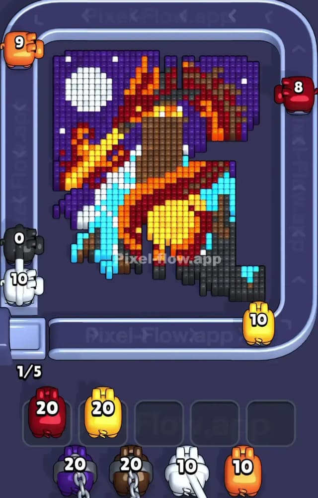 Pixel Flow Level 1107 Solution 1