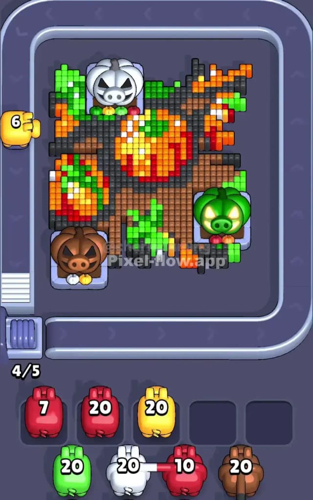 Pixel Flow Level 709 Solution 1