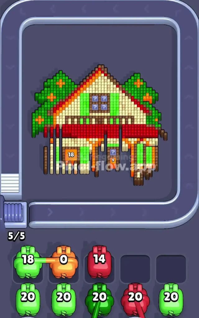 Pixel Flow Level 194 Solution 1