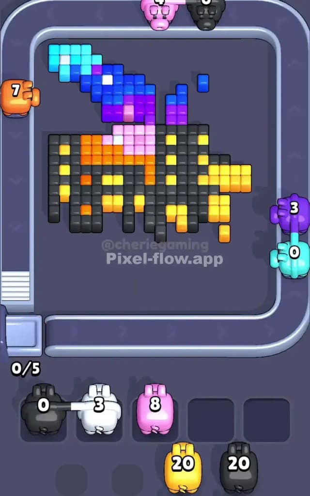 Pixel Flow Level 373 Solution 1