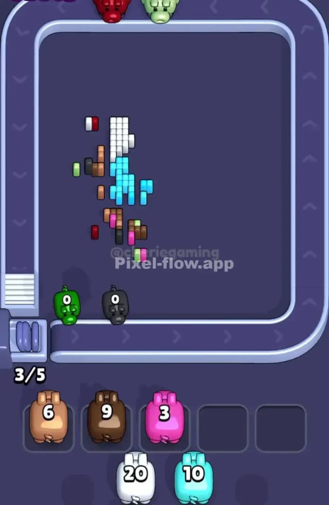 Pixel Flow Level 1629 Solution 3