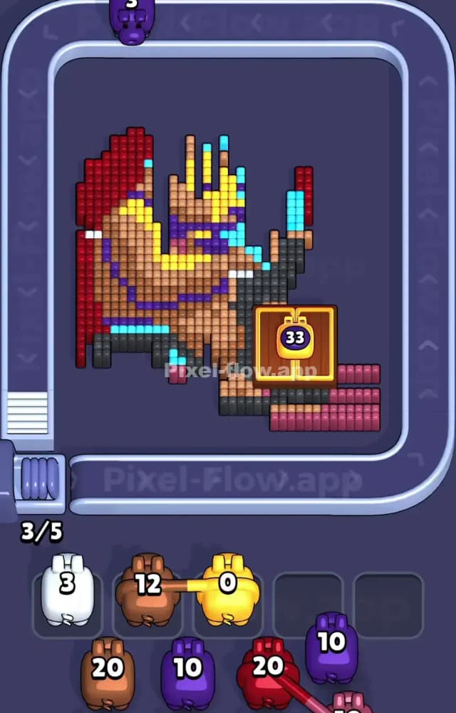 Pixel Flow Level 1097 Solution 2