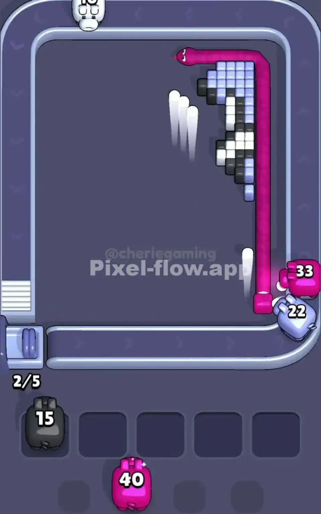 Pixel Flow Level 159 Solution 3