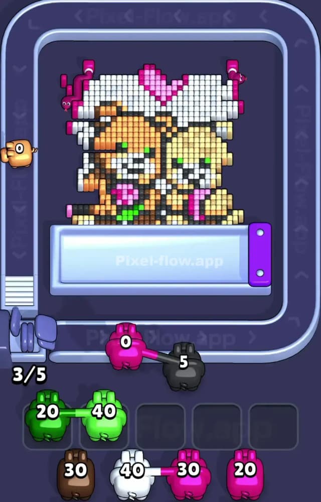 Pixel Flow Level 1597 Solution 1