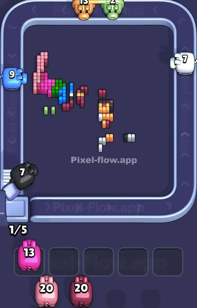 Pixel Flow Level 1383 Solution 3